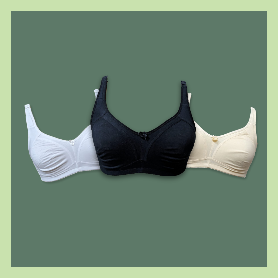 Full Coverage Bra, 3 combo bra set